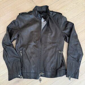 Royal Underground Leather Jacket Black - Mens M